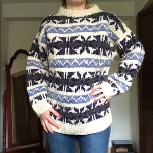 Wool hippie sweater